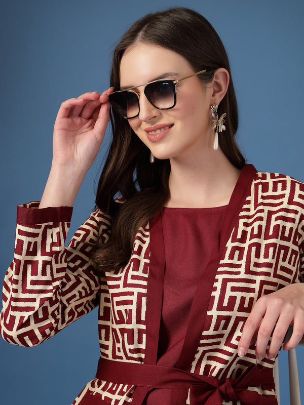 Women’s Geometric Co-Ord Set