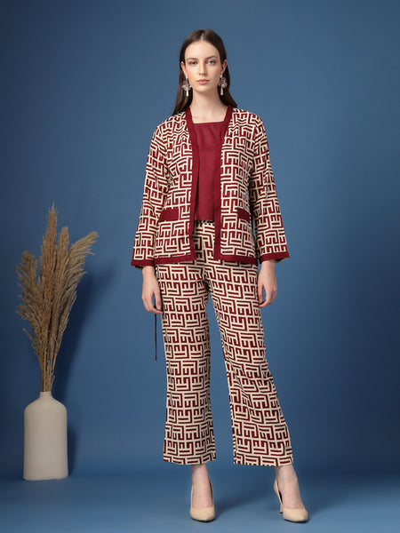 Women’s Geometric Co-Ord Set