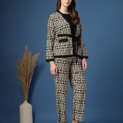 Women’s Geometric Co-Ord Set