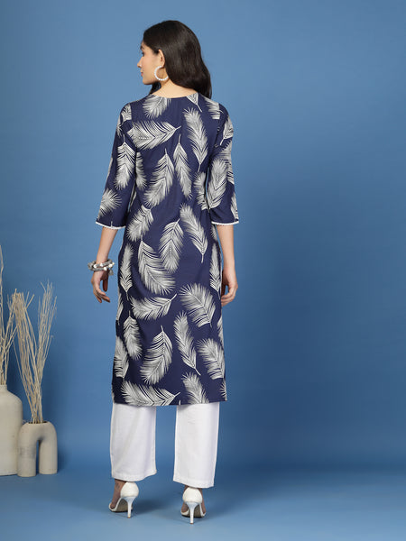 Women's Rayon Straight Kurta