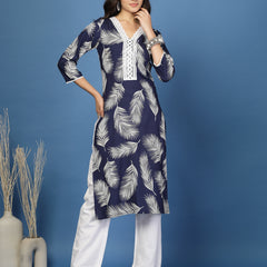 Women's Rayon Straight Kurta