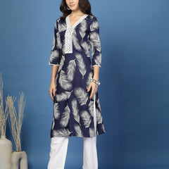 Women's Rayon Straight Kurta