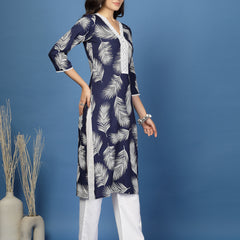 Women's Rayon Straight Kurta