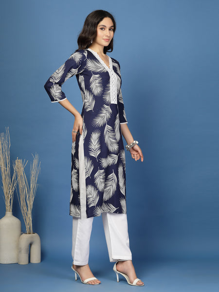 Women's Rayon Straight Kurta
