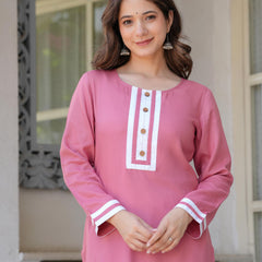 Women's  Stylish Straight Rayon Kurta
