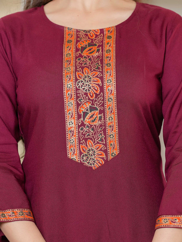 Women's Rayon Straight Kurta & Pants with Dupatta set