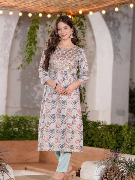 Women's Rayon Straight Kurta & Pants with Dupatta set