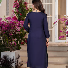Women's Printed Straight Rayon  Kurta