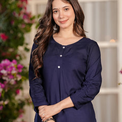 Women's Printed Straight Rayon  Kurta