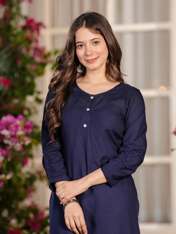 Women's Printed Straight Rayon  Kurta