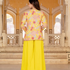 Women Floral Print Straight Kurta Set