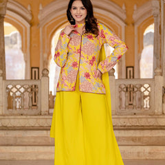Women Floral Print Straight Kurta Set