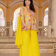 Women Floral Print Straight Kurta Set