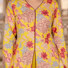 Women Floral Print Straight Kurta Set