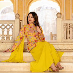 Women Floral Print Straight Kurta Set