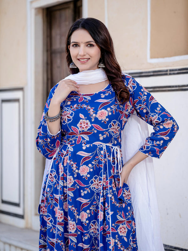 Women Floral Print Kurta Set