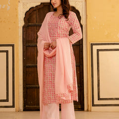 Women Floral Straight Kurta Set