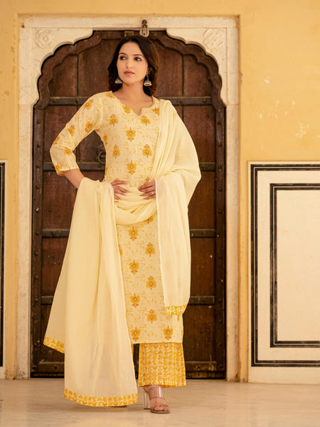 Women Floral Print Kurta Set