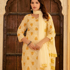 Women Floral Print Kurta Set