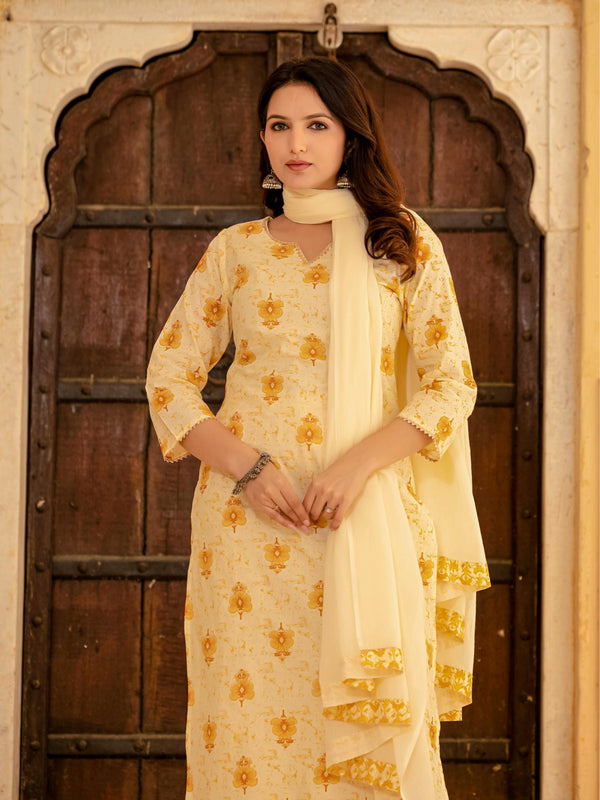 Women Floral Print Kurta Set