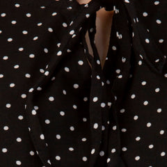 Women's Polka Print Fit & Flare Dress