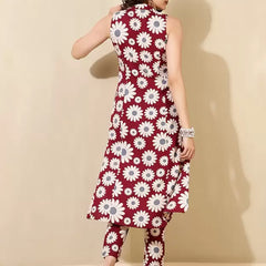 Women Viscose Rayon Kurta Pant Set